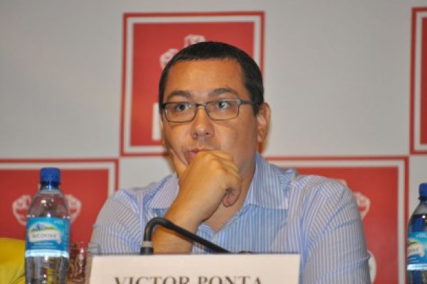 Ponta: Sper ca şedinţa să se încheie până la 18.30, când Băsescu iese pentru circ